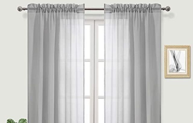 How to Hang Grommet Curtains with Sheers