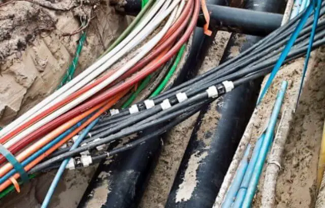 how deep are residential utility lines typically buried