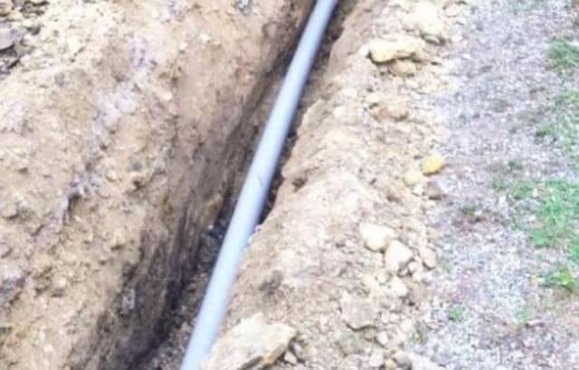 how to dig a trench for electrical wire
