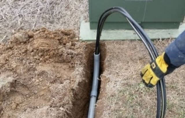 how to install underground electrical wiring