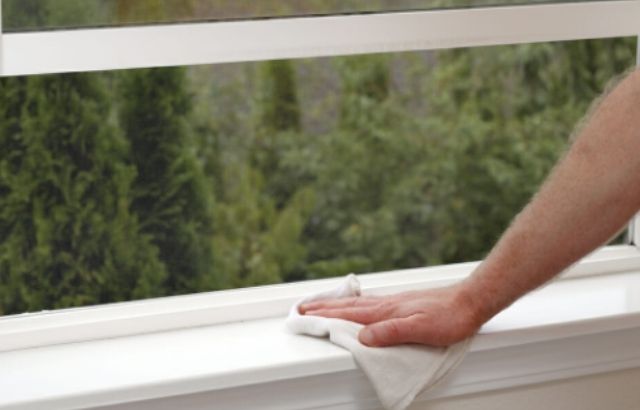 how to make aluminum window frames look better