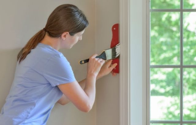 how to paint interior metal window frames