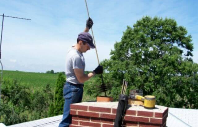 removing a chimney from side of house