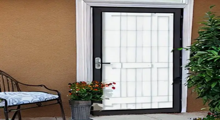 How To Paint A Security Screen Door