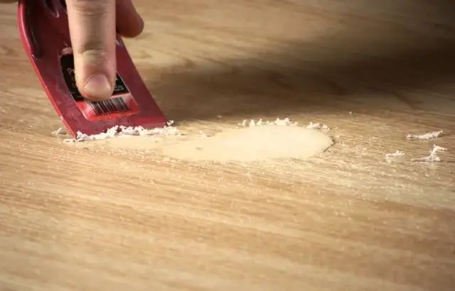 how to remove candle wax from hardwood floor