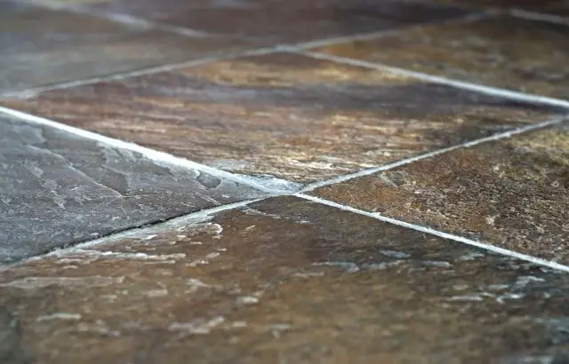 how to remove slate floor tiles