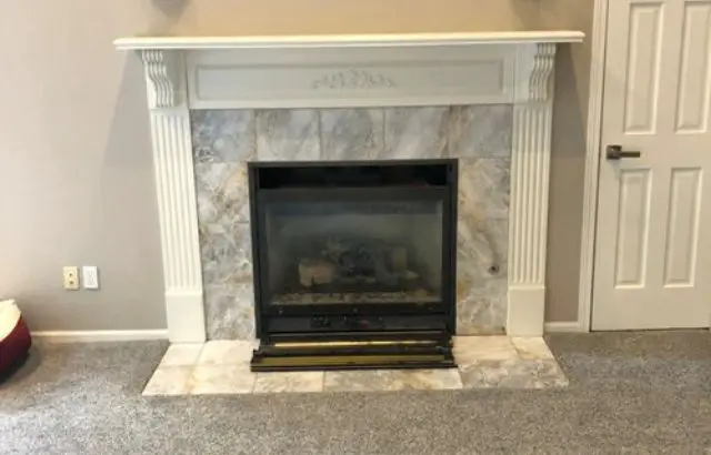 how to remove a gas fireplace