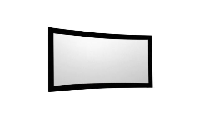 curved projector screen software