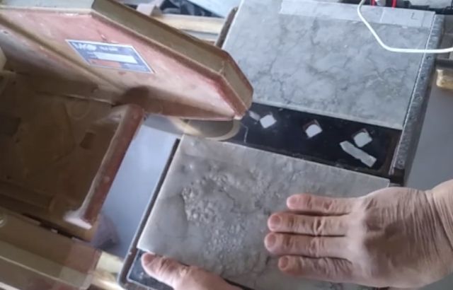 how to cut and polish marble
