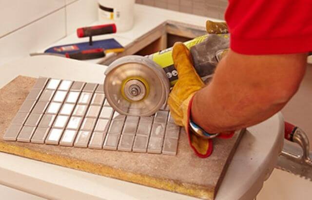 how to cut mosaic tile with a wet saw
