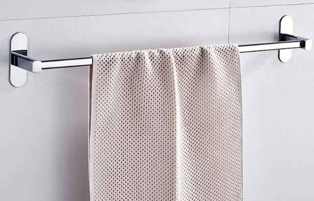how to tighten towel bar on glass shower door