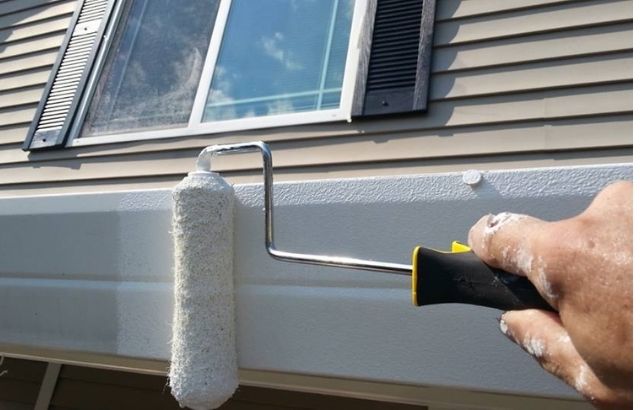 how to paint aluminum gutters