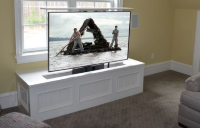 how to hide cable box when mounting a tv on the wall