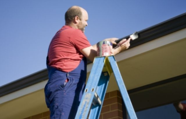 paint gutters or replace
