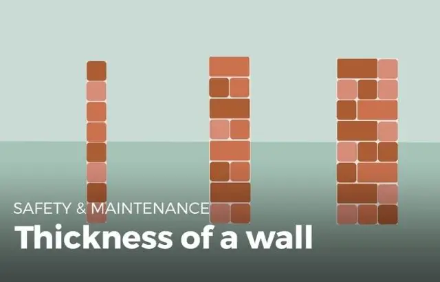 how thick should walls be