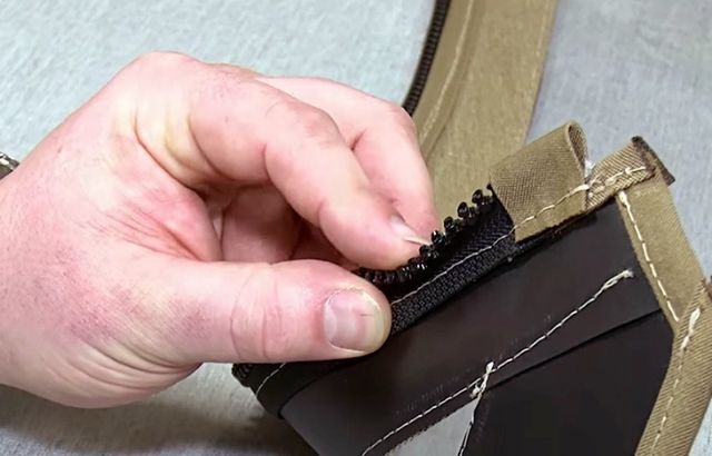 how to make a zipper stop