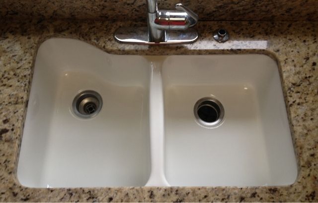 how to reglaze a kitchen sink