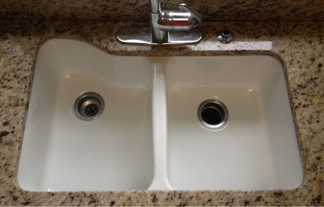 reglaze a kitchen sink