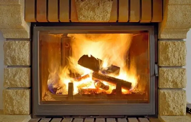 how to use a fireplace with glass doors