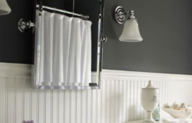 How to hang a mirror on tile wall without drilling