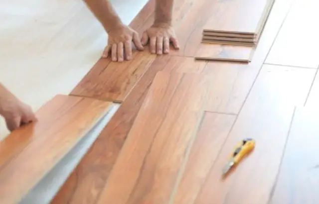 Luan under vinyl plank flooring