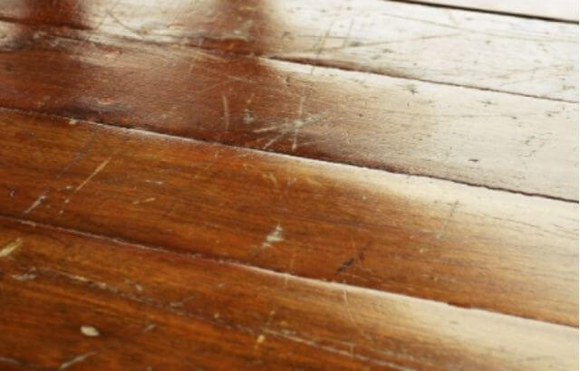 Removing glued down hardwood from plywood