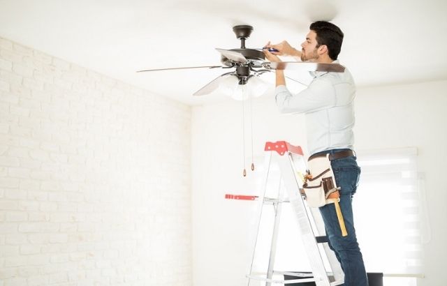 how to install a ceiling fan where no fixture exists