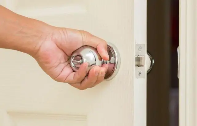 how to open a locked bedroom door