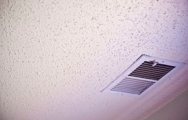 how to remove mold from popcorn ceiling