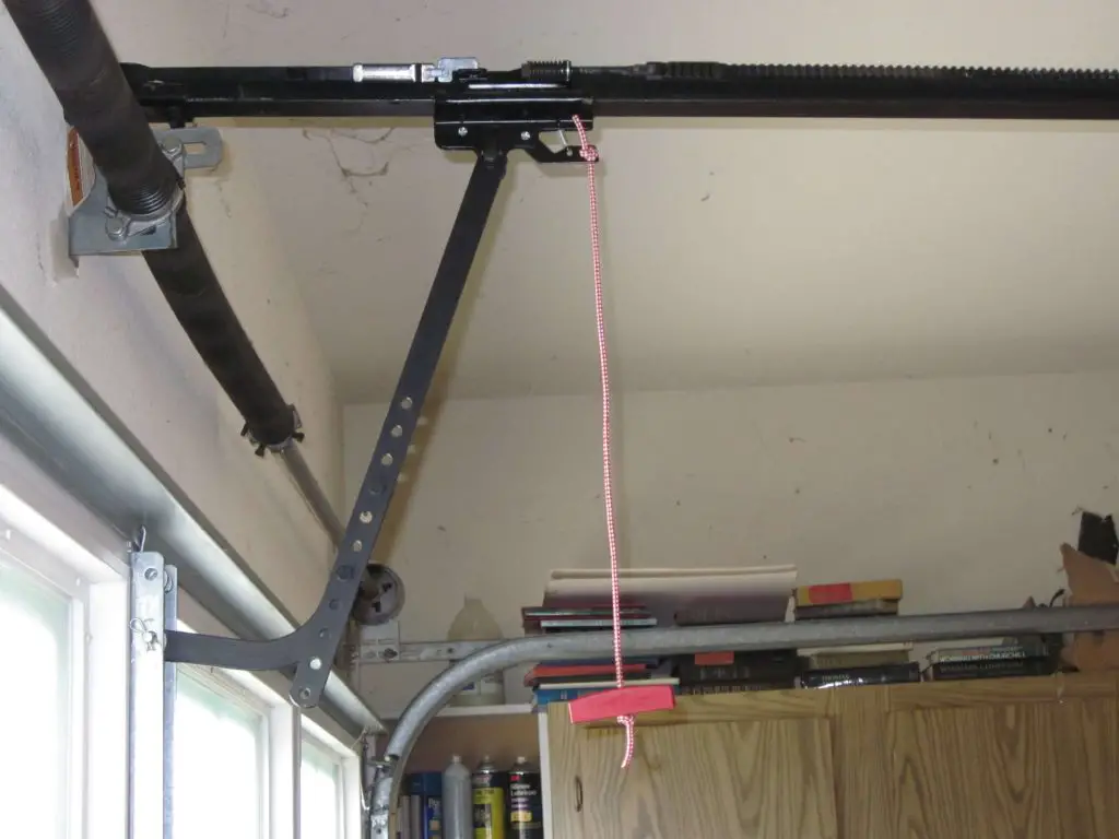Disengage a Garage Door from a Chain or Belt Opening System