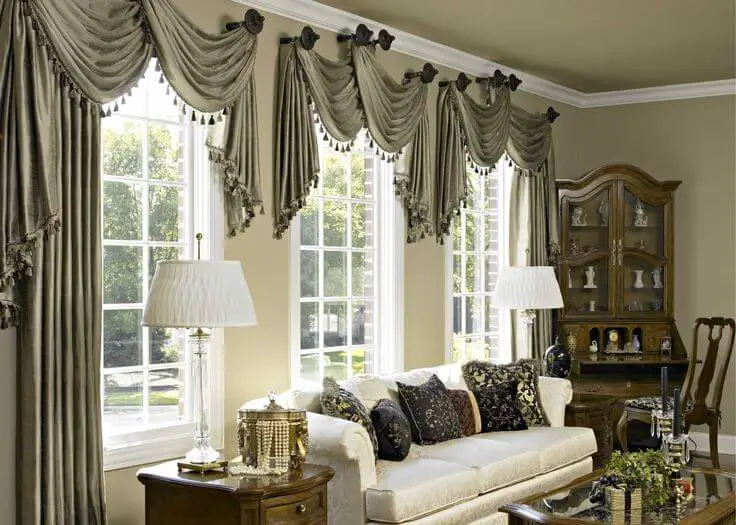 How to Hang a Window Scarf Valance
