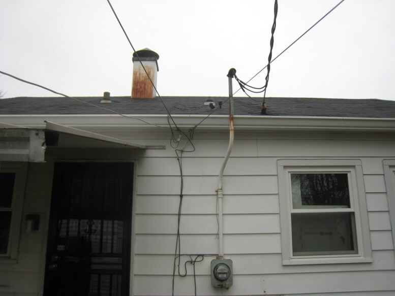 How to Run Overhead Electrical Wire to Garage
