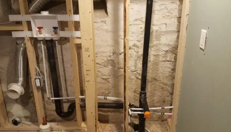 how to install a toilet in a basement with a rough pipe