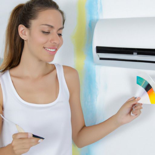 Paint your AC to match the room's color scheme