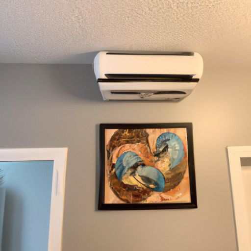 Hang a wall art piece above the AC