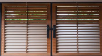 Use Wooden shutters