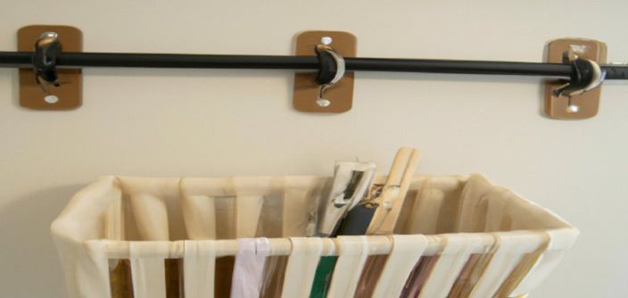 Use Wall-mounted Rods