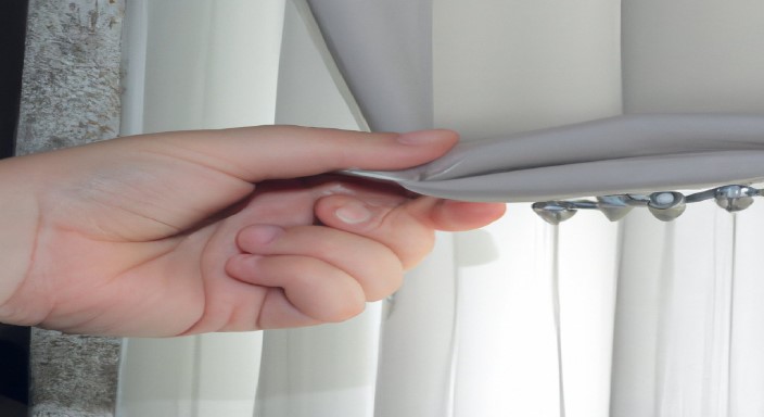 How to Hang Curtains Over Horizontal Blinds that Stick Out