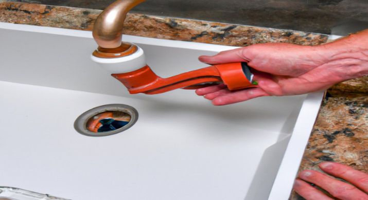 Install your new faucet with a flexible shank.
