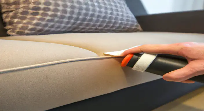 Get a stain-resistant upholstery fabric.