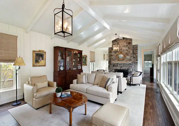 How to Decorate Vaulted Ceiling Walls