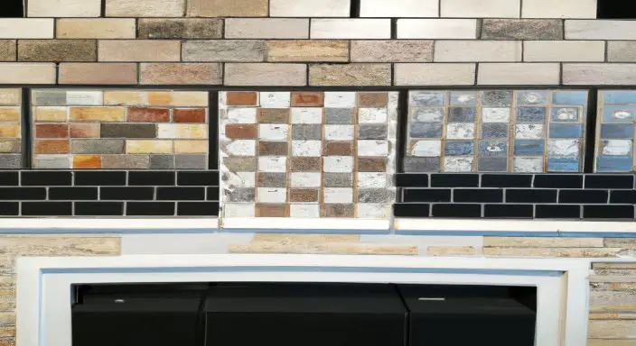 Decide how many rows of tiles you want on each wall.