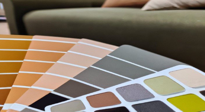 Decide on an overall color palette for your room and incorporate it into your design
