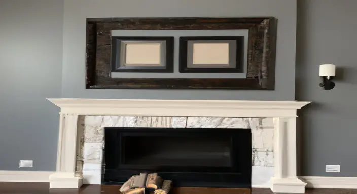 Buy frames or build your using molding and stain/paint.