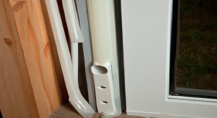 Install a seal or caulking at the bottom of the door frame