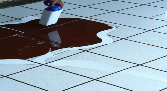 Apply sealer to prevent discoloration of plastic