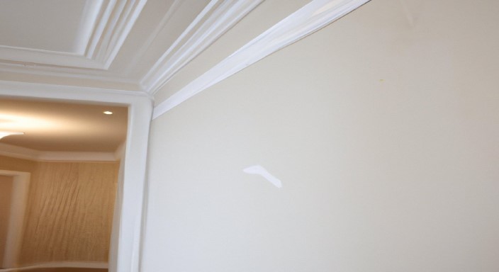 Install paneling or wainscoting on the walls and ceiling of the foyer space.