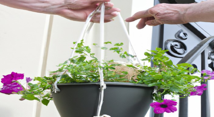 How to Hang Hanging Baskets from Porch