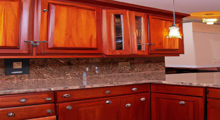 How to Lighten Up a Kitchen with Cherry Cabinets