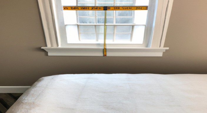 How to Hide an Off-Center Window Behind Bed